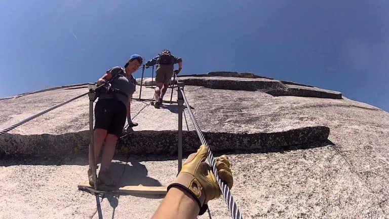 Half Dome Cables - Yosemite National Park - Ascending - June 3, 2013