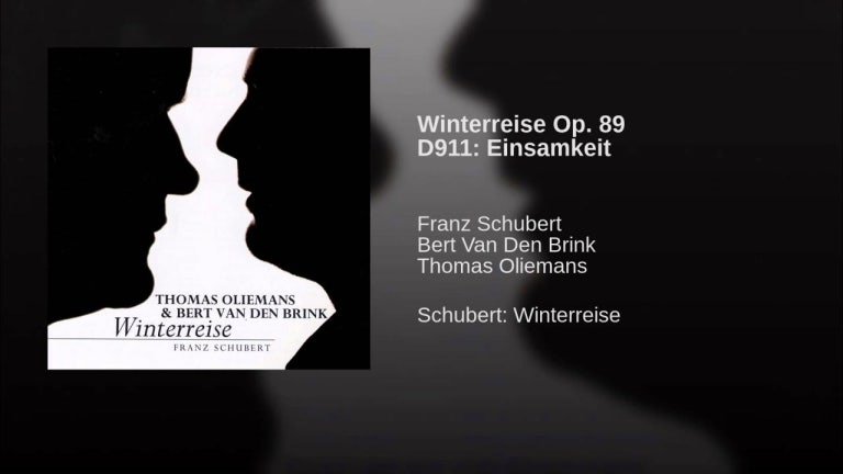 Winterreise Op. 89 D911: Einsamkeit (Erste Abteilung)