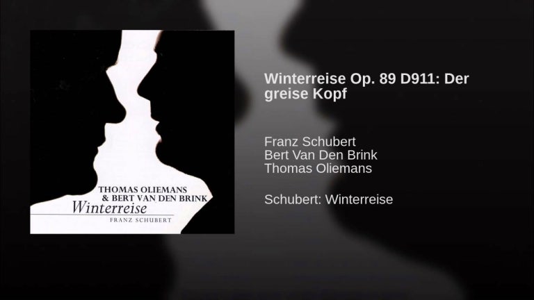 Winterreise Op. 89 D911: Der greise Kopf (Zweite Abteilung)