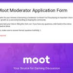 Moot Moderator Application Form