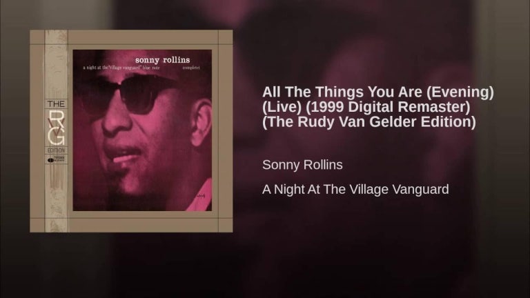 All The Things You Are (Evening) (Live) (1999 Digital Remaster) (The Rudy Van Gelder Edition)