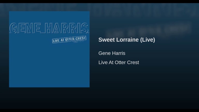 Sweet Lorraine (Live)