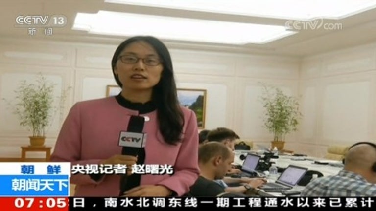 '풍계리 취재' CCTV "외신기자단, 폐쇄방식·기술에 최대 관심"