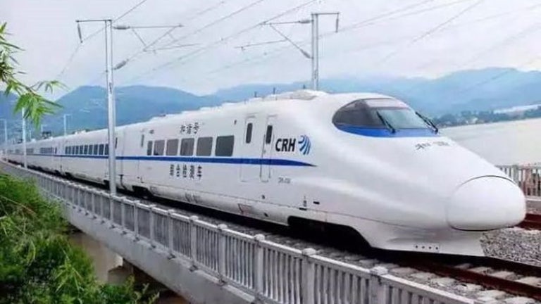 중국 고속철도 자율주행 테스트...'시속 350km' 구현