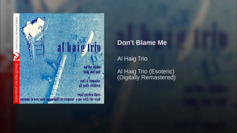 Don't Blame Me