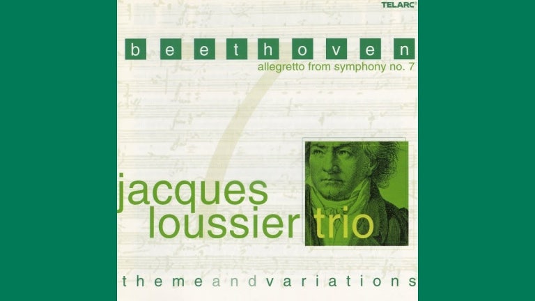 JACQUES LOUSSIER TRIO "Beethoven-allegretto from symphony no.7" (2003) (FULL ALBUM)