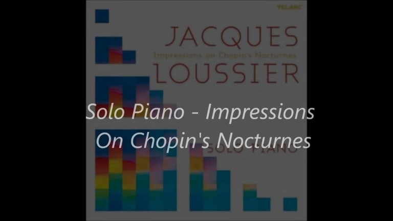 Nocturne No 6 In G Minor, Op 15, No 3 Jacques Loussier