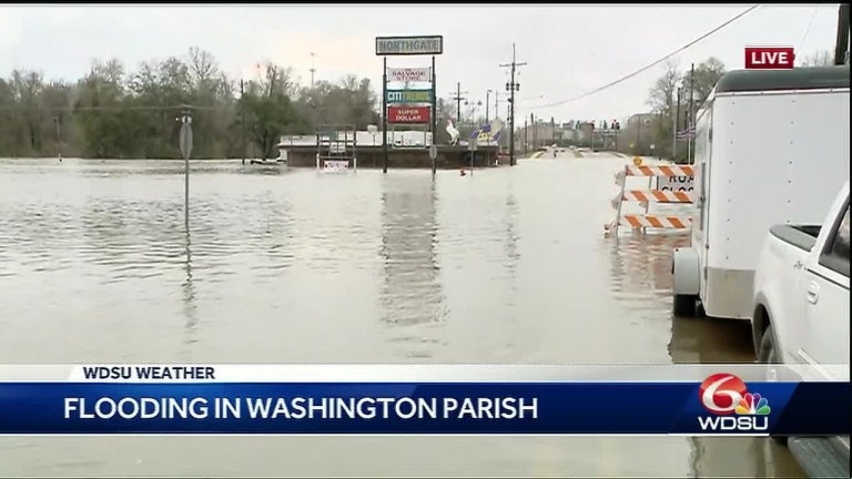 Parts of Washington Parish hit with flooding