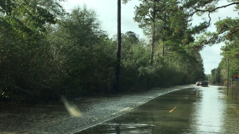 Tchefuncte River flooding - St. Tammany