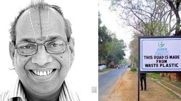 Roads Made of Plastic Waste in India? Yes! Meet the Professor Who Pioneered the Technique.