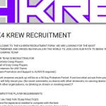 K4 KREW RECRUITMENT
