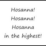 Hosanna - Vineyard [lyrics]