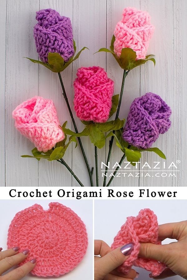 Crocheted Flowers to Wear - Kit 4 - Rosie and Hydrangea flowers –  Craftyangel