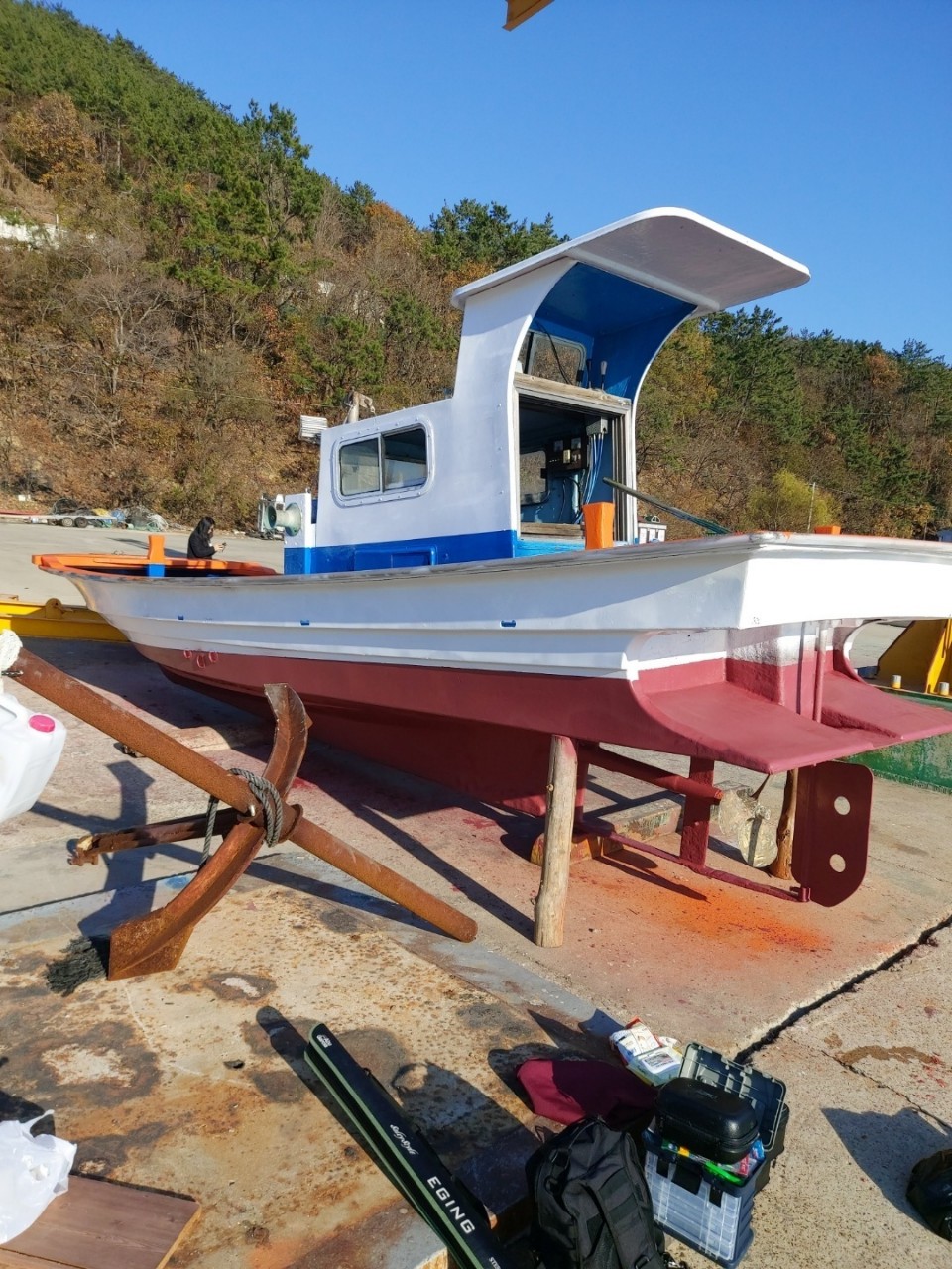 어선 선체만 판매합니다.