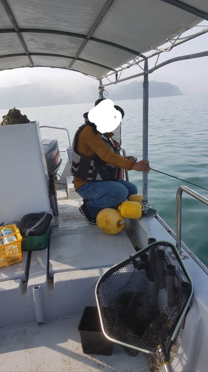 레져선 0.81톤 선외기 판매합니다.