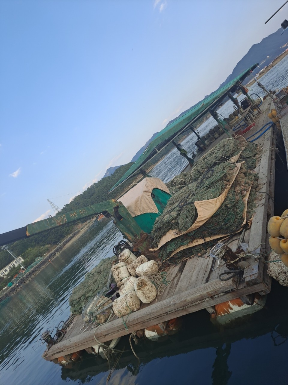 작업장.뗏목 판매합니다.