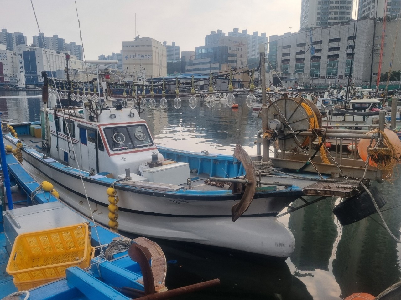 부산 4.98톤 연안복합허가 낚시어선  판매합니다.