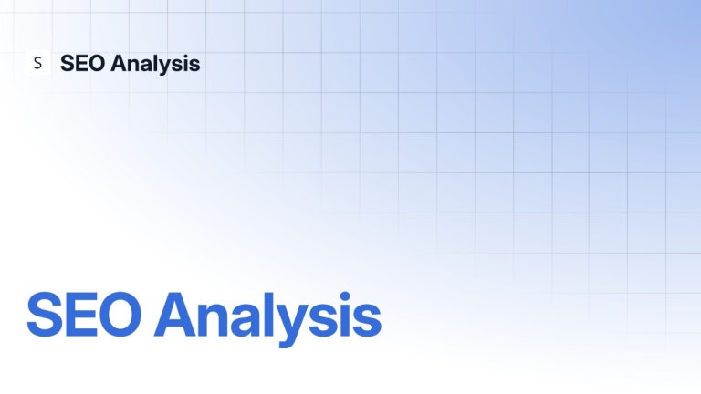 SEO Analysis | SEO Analysis