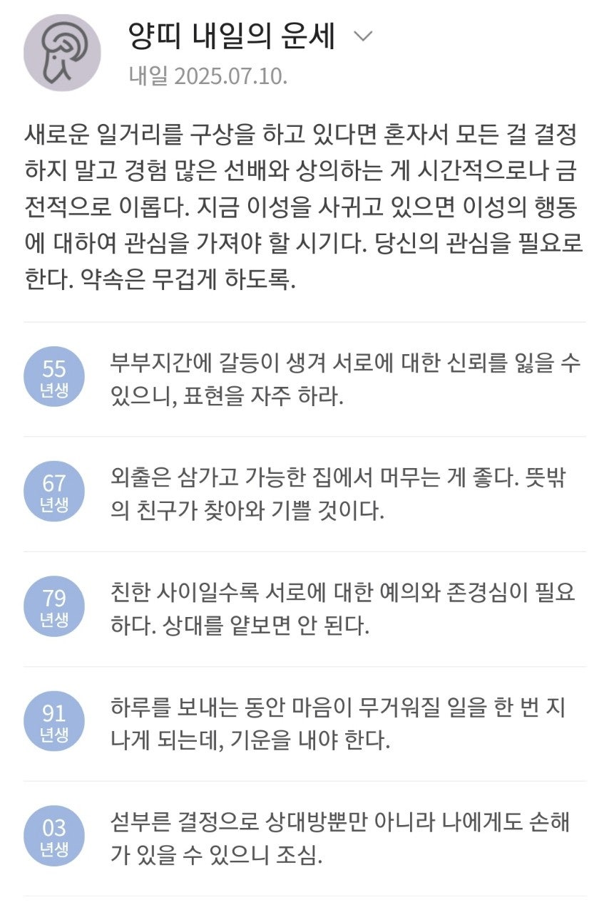User images