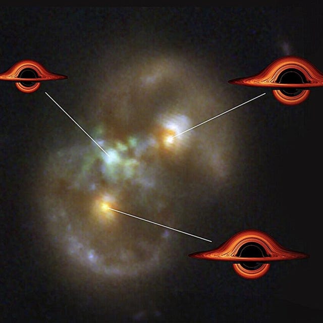 To 'infinity' and beyond: Direct evidence of black hole birth found in galaxy named 'Infinity'