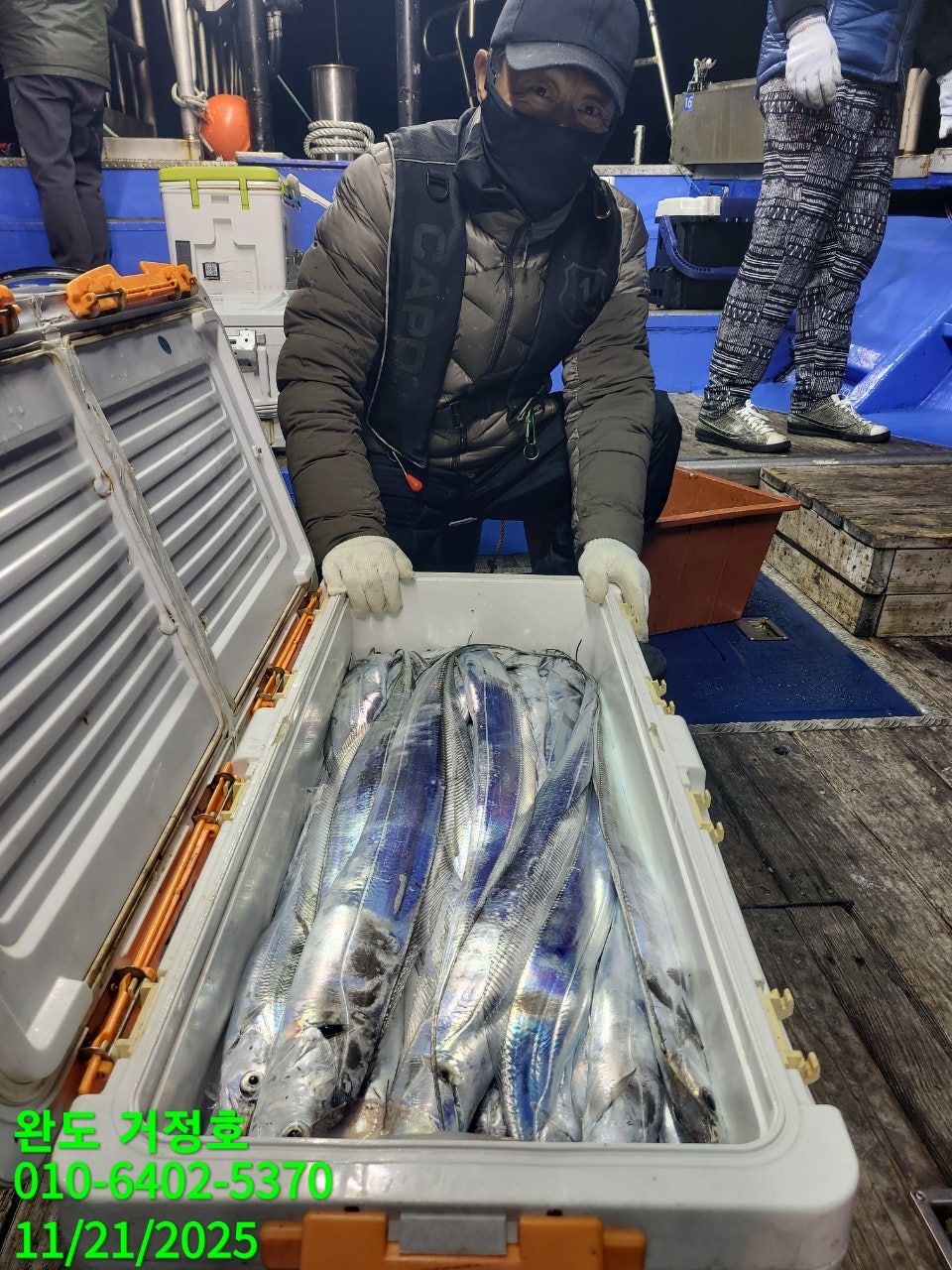 11월 20일 완도 거정호  갈치낚시 다녀왔습니다.