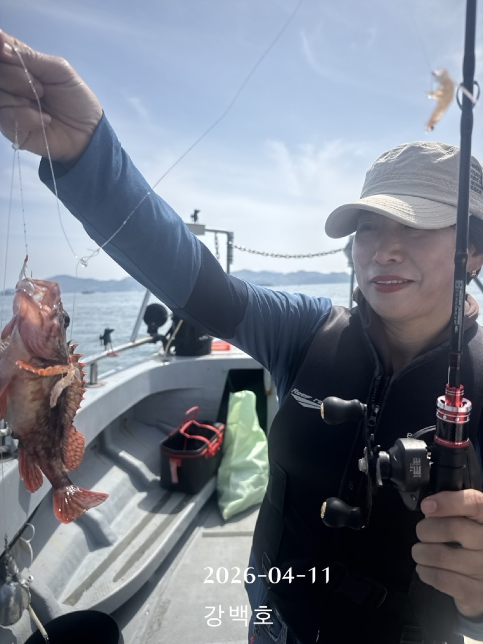 체험낚시 조황입니다.