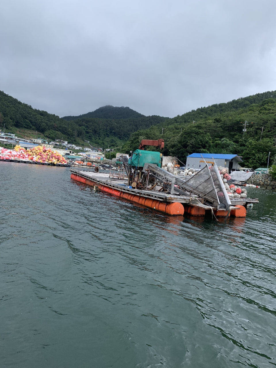 굴채취기 뗏목 판매합니다.