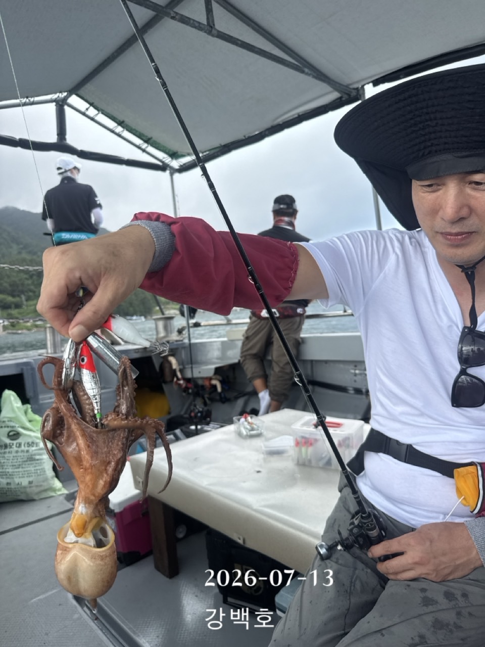 7월 13일 삼천포 문어낚시 1kg급 대물 출조 사진 8