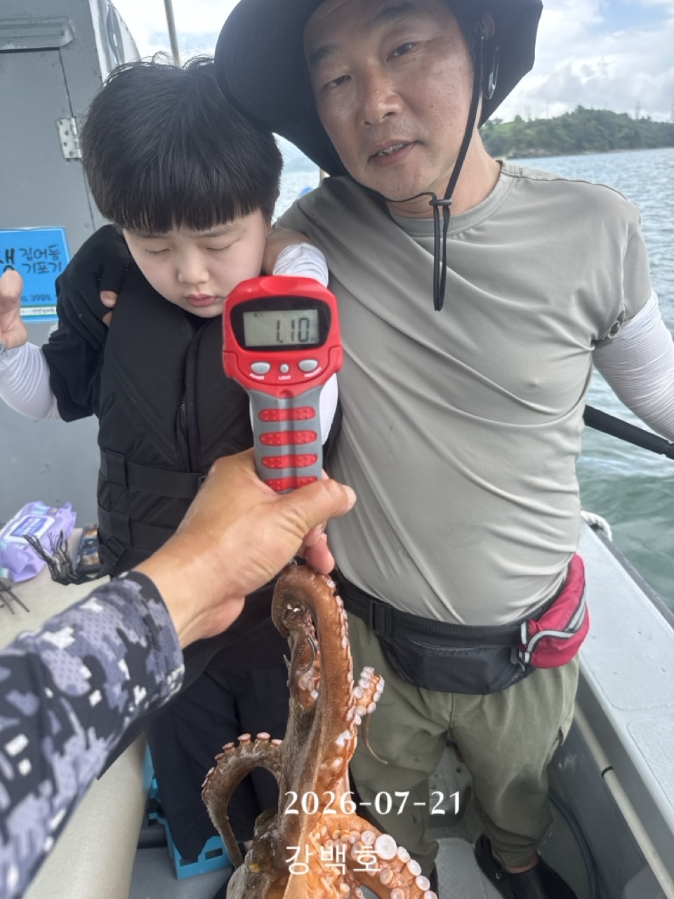 7월 21일 삼천포 문어낚시 초보 조사님 출조 사진 2
