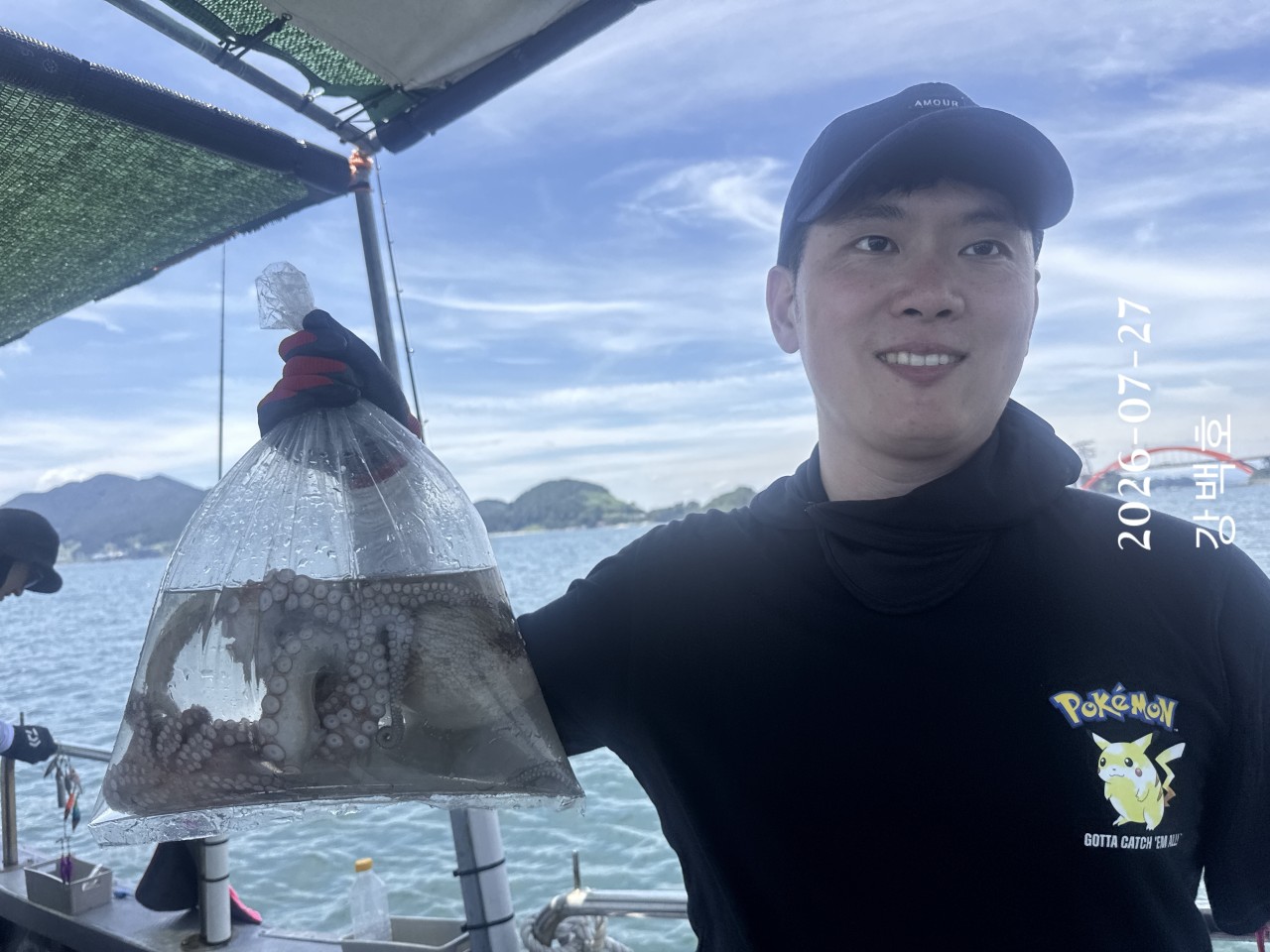 7월 27일 삼천포 문어낚시 장원 11마리 출조 사진 6
