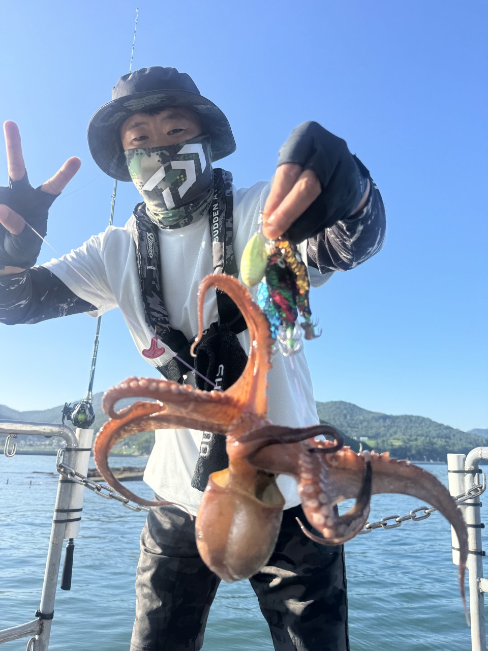 7월 31일 삼천포 문어낚시 장원 11마리 출조 사진 7
