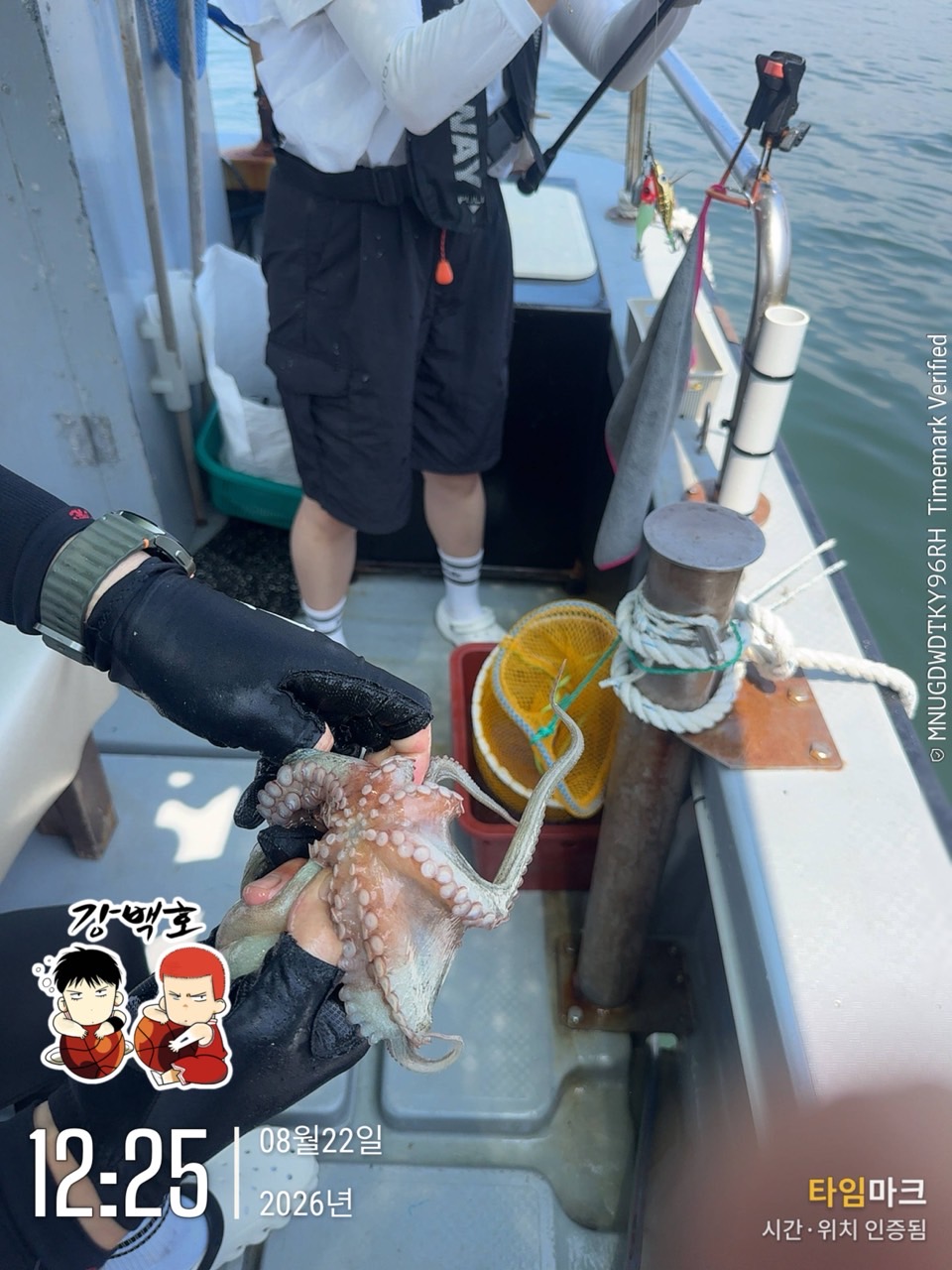 8월 22일 삼천포 문어낚시 장원 11마리 출조 사진 24