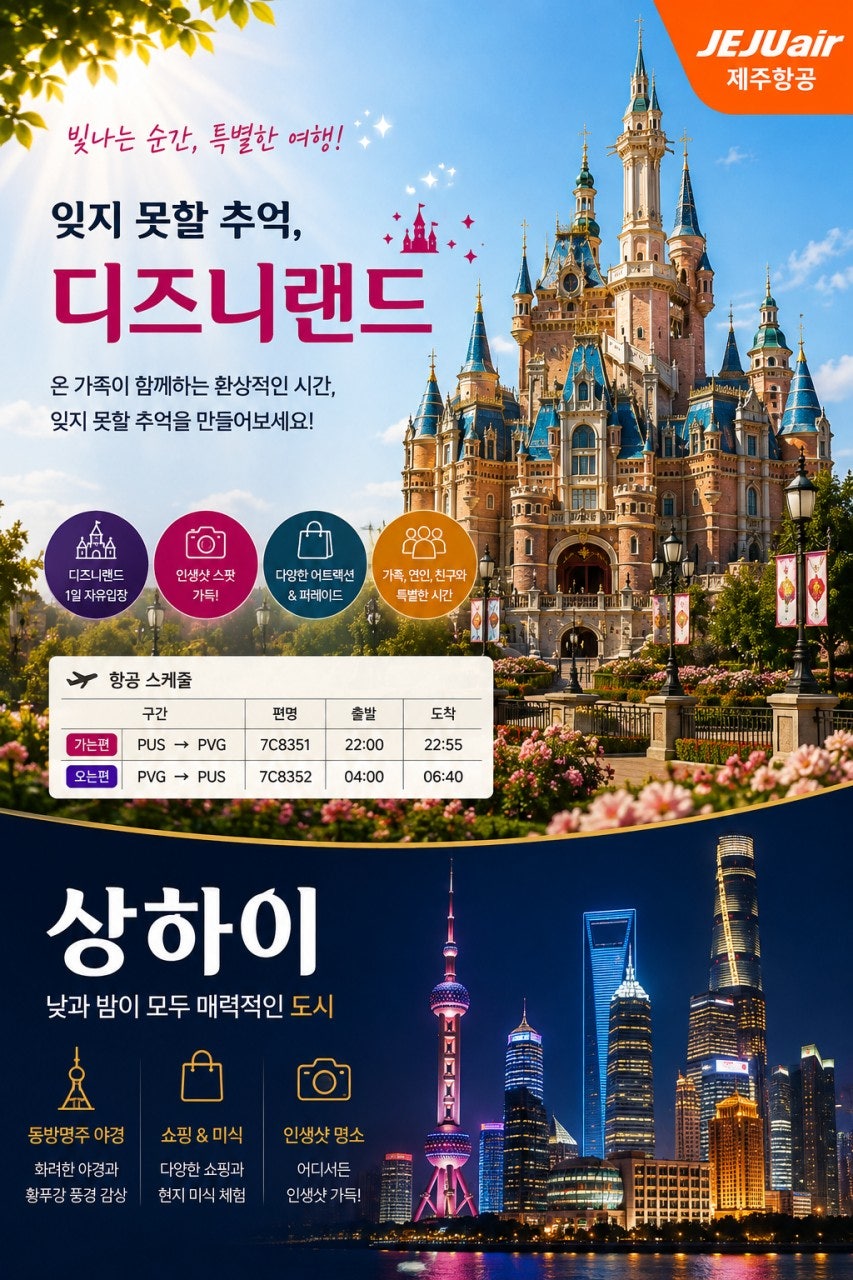 상하이 추석 연휴 2박4일 이미지