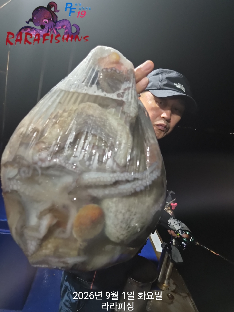 8월 31일 진해 문어 선상낚시 조황 현장 사진 4