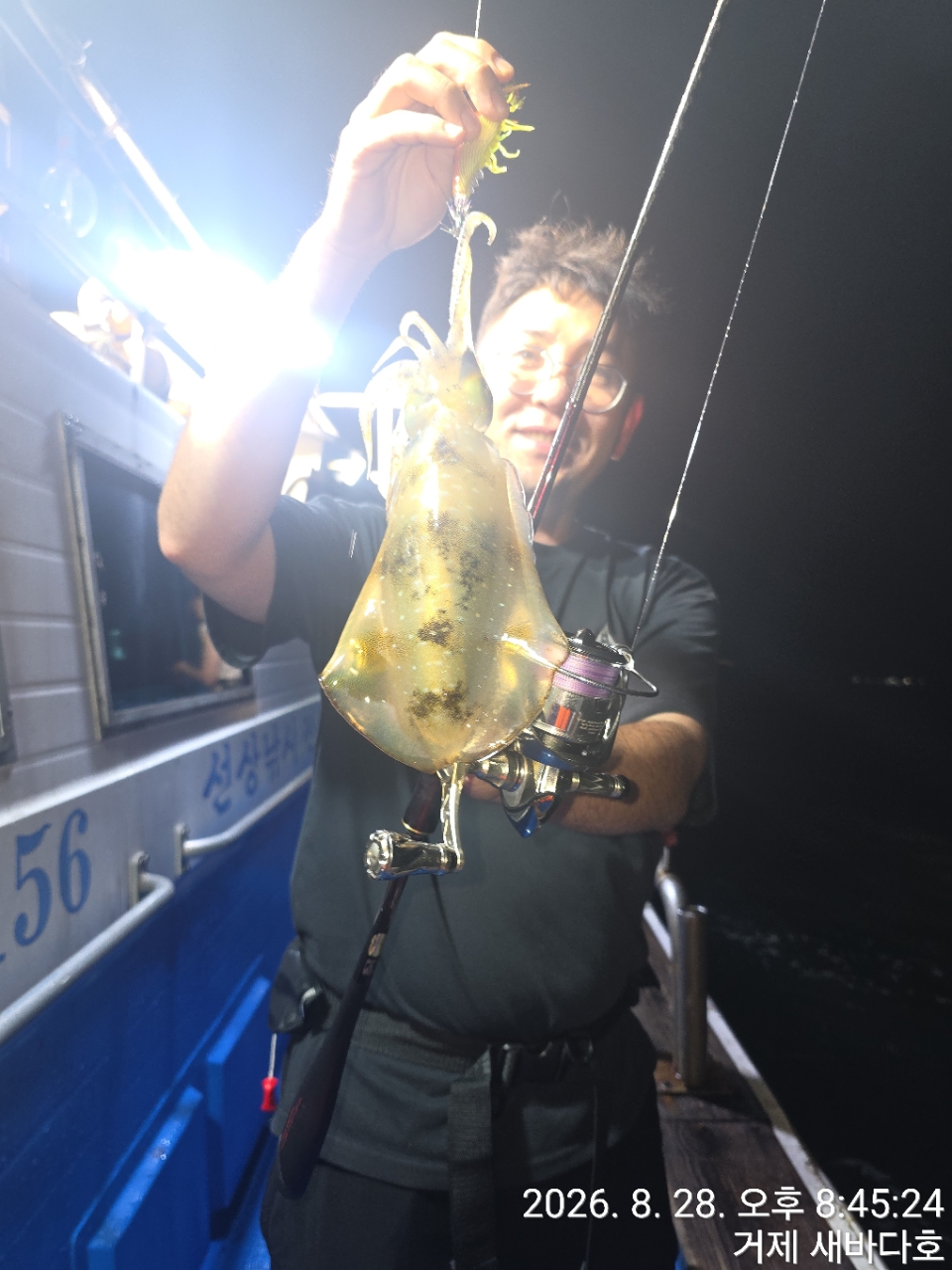 9월 1일 거제 무늬오징어 선상낚시 조황 현장 사진 4