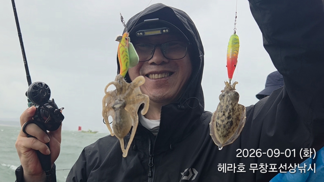 9월 1일 주꾸미 선상낚시 조황 현장 사진 2
