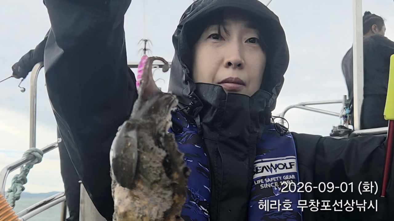 9월 1일 주꾸미 선상낚시 조황 현장 사진 3