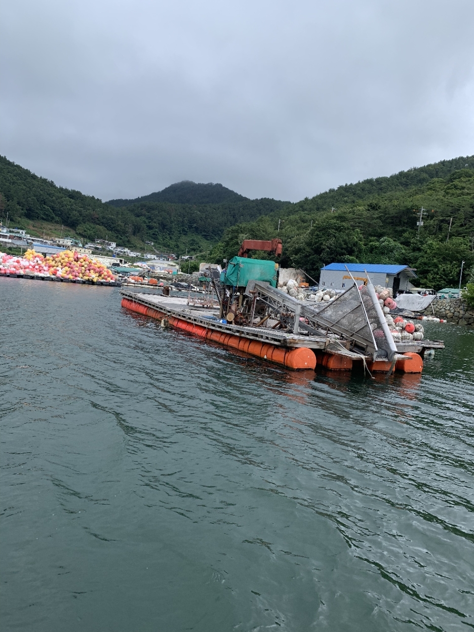 굴채취기 뗏목 판매합니다.