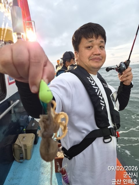 9월 2일 군산 갑오징어 선상낚시 조황 현장 사진 9
