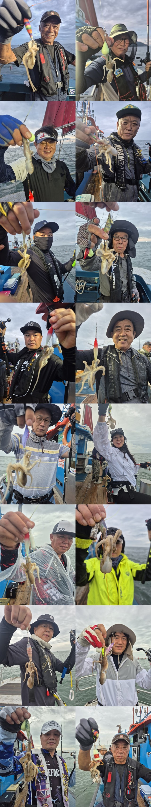 9월 2일 군산 주꾸미 선상낚시 조황 현장 사진 1