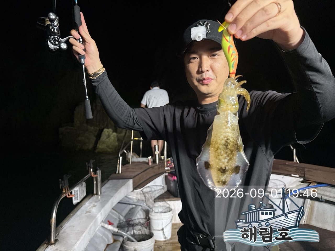 9월 1일 여수 무늬오징어 선상낚시 조황 현장 사진 1