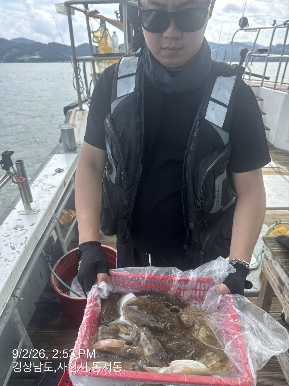 9월 2일 삼천포 갑오징어 선상낚시 조황 현장 사진 6