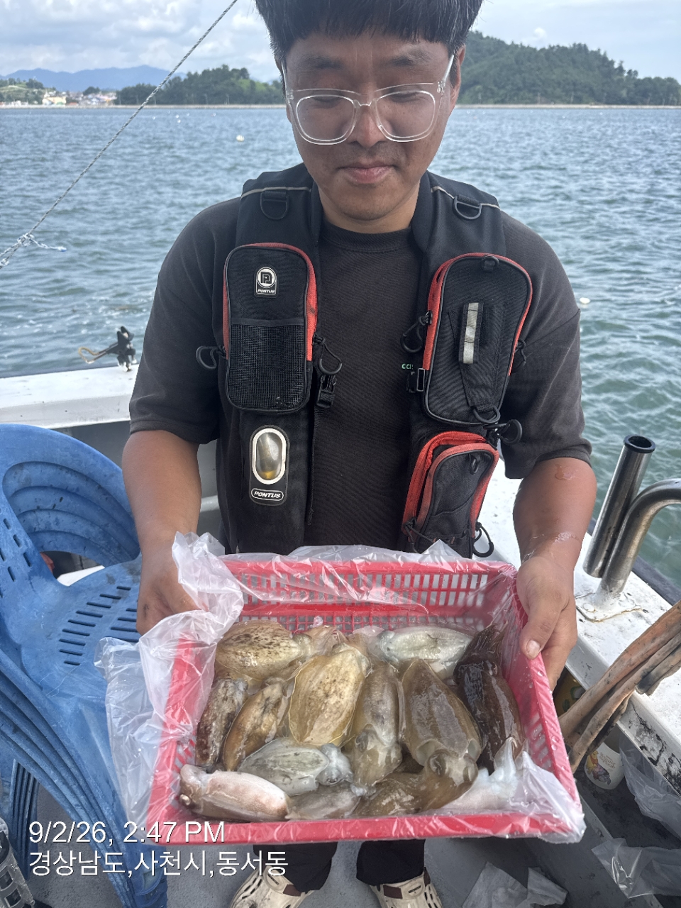 9월 2일 삼천포 갑오징어 선상낚시 조황 현장 사진 5