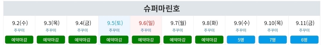 9월 9일 주꾸미 선상낚시 조황 현장 사진 2