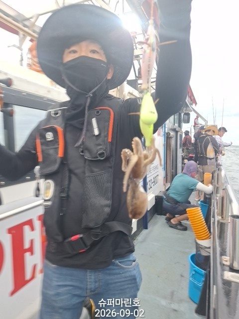 9월 2일 주꾸미 선상낚시 조황 현장 사진 15