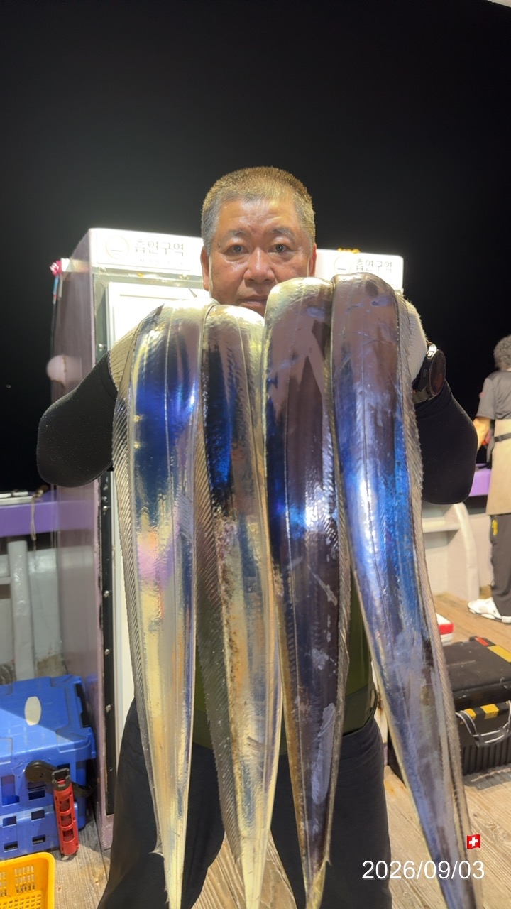 9월 3일 갈치 선상낚시 조황 현장 사진 12