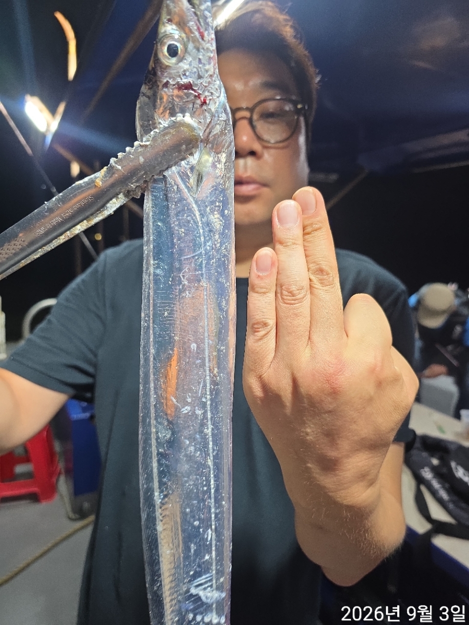 9월 2일 남해 무늬오징어 선상낚시 조황 현장 사진 6