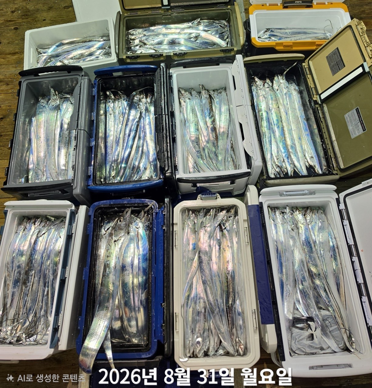 9월 3일 진해 갈치 선상낚시 조황 현장 사진 1