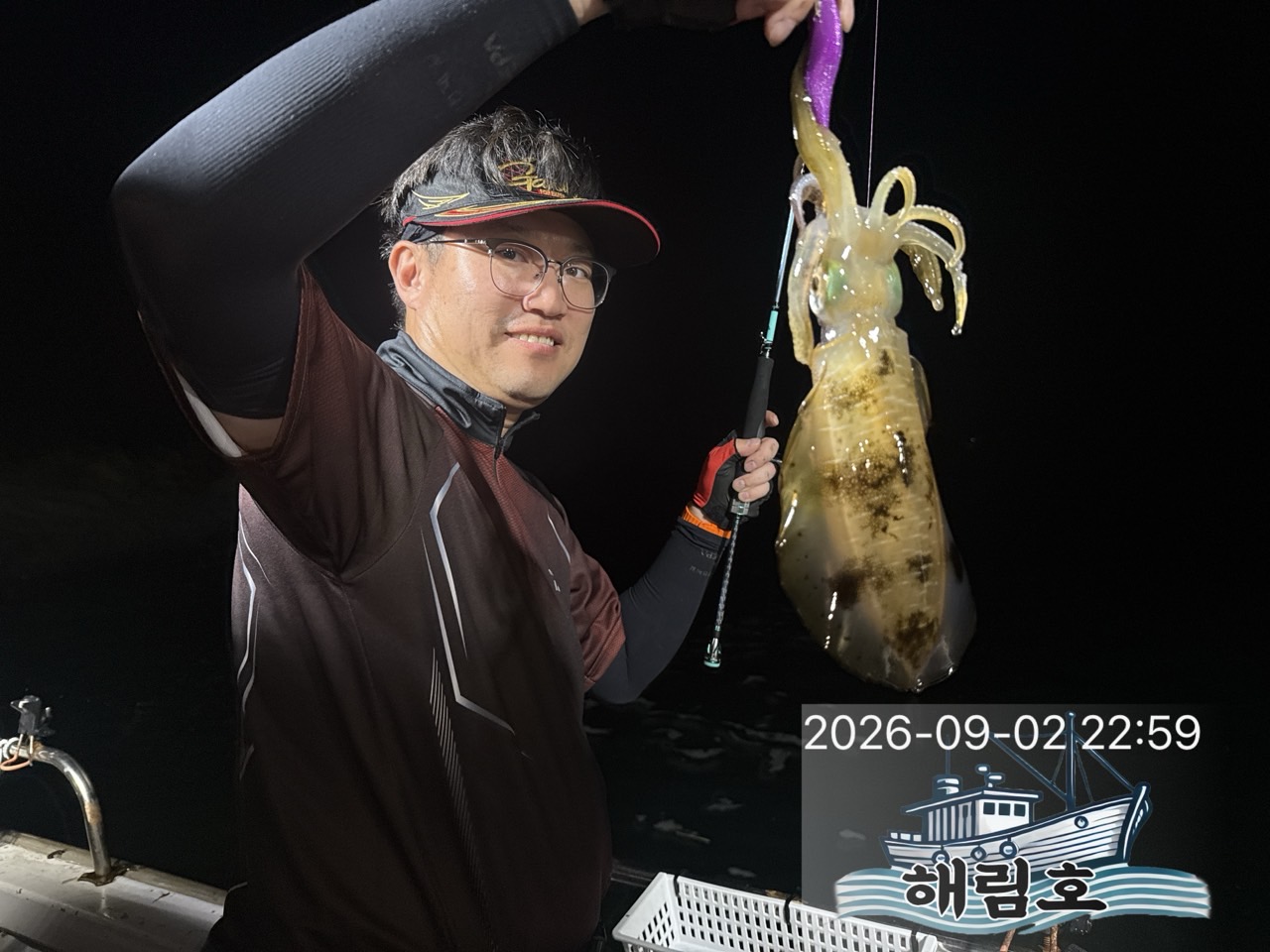 9월 2일 여수 무늬오징어 선상낚시 조황 현장 사진 4