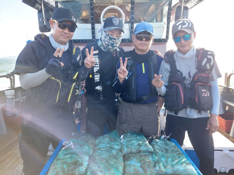 9월 3일 인천 갑오징어 선상낚시 조황 현장 사진 9